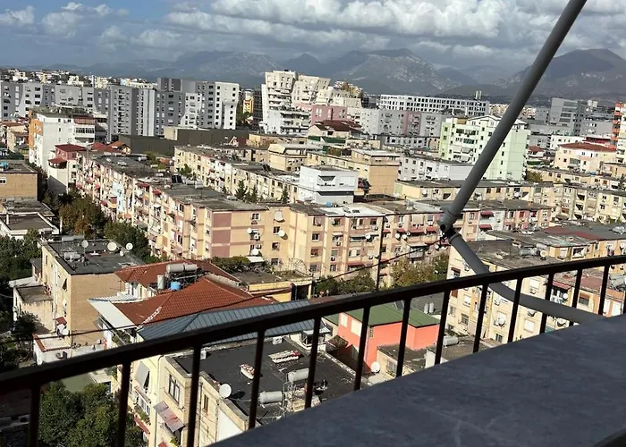 公寓 10-th Floor Flat With Stunning View 地拉那
